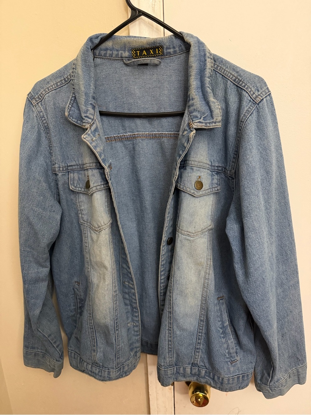 TAXI Light Blue Denim Jean Jacket - Women's Casual Trucker